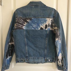 Nwt Levis Premium Tie Dye Panel Trucker 